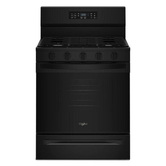 Whirlpool WFGS5730SB 30-inch Gas Range with Air Cooking Technology and EZ-2-Lift™ Hinged Grates