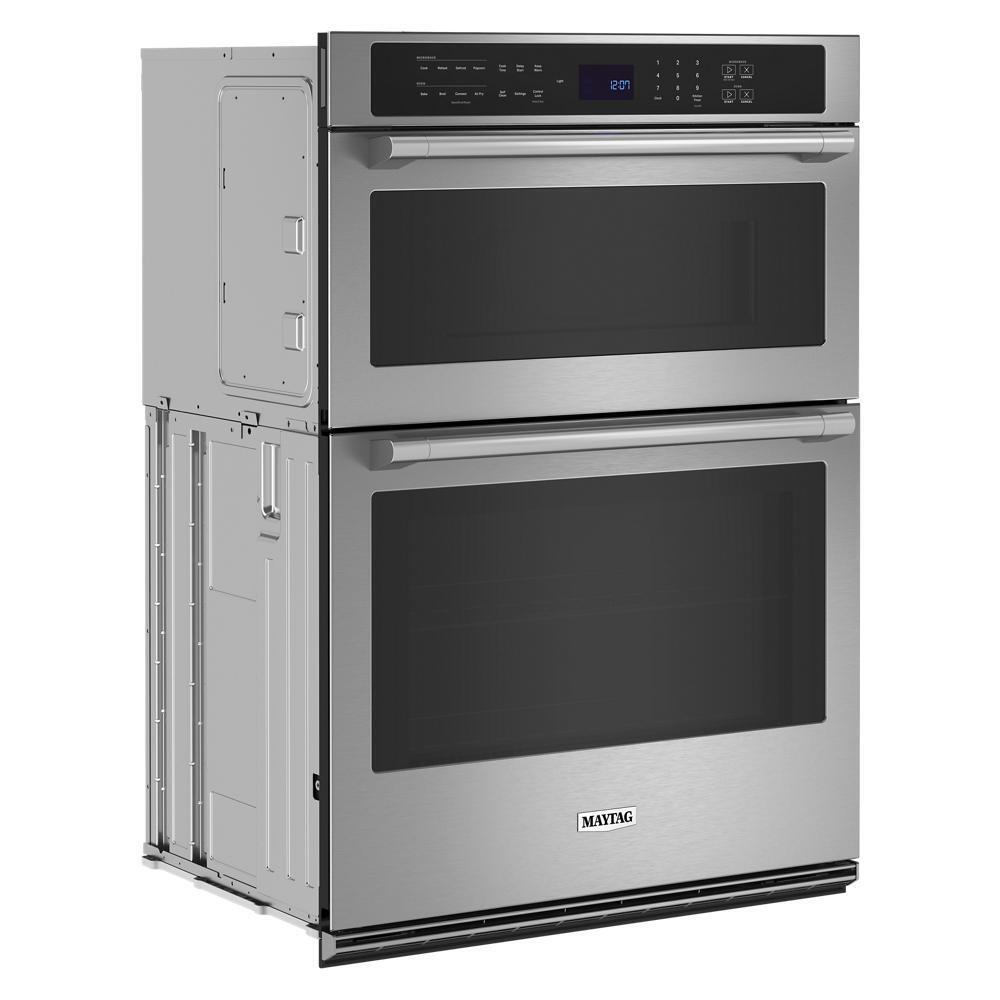 Maytag 30-inch Wall Oven Microwave Combo with Air Fry and Basket - 6.4 cu. ft.