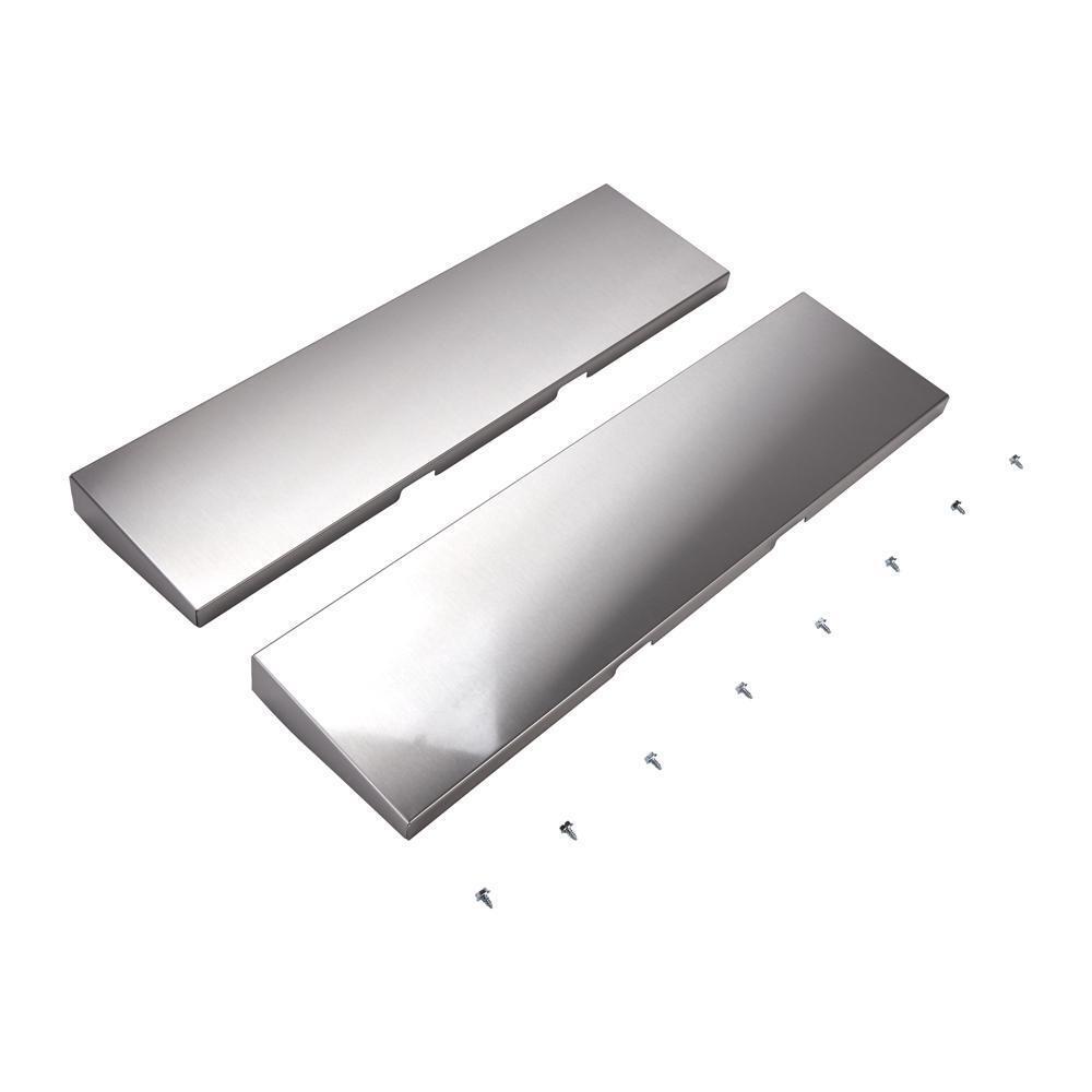 Kitchenaid W10646269 JennAir Wall Hood Chimney Extension Kit for Installation of 36-IN Hood into 48-IN Opening - Stainless Steel (Includes Two Panels and Eight Screws)