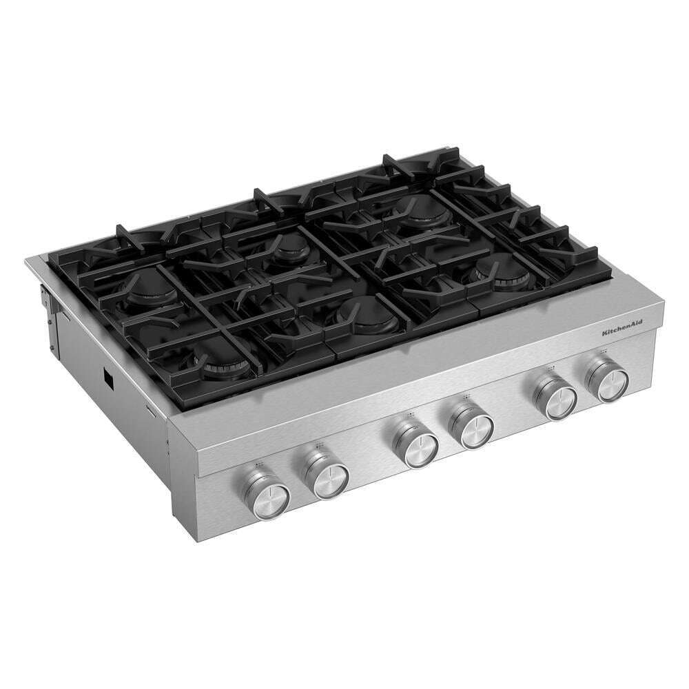 KCGK936TSS KitchenAid® 36-inch 6-Burner Gas Commercial-Style Rangetop