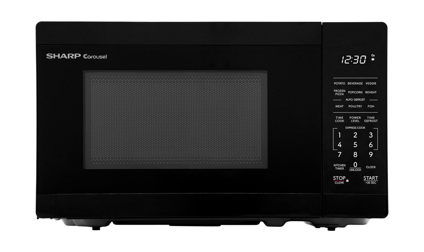 SMC0760KB Sharp 0.7 cu. ft. 700W Black Countertop Microwave Oven