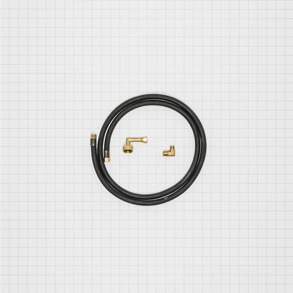 Maytag W10278627IP Dishwasher Fill Hose Kit of 6' EPDM water supply line with 3/8" compression fitting (2), 3/4" gooseneck, 3/8" elbow