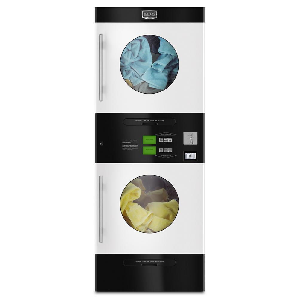 Maytag MLG52PDBWW Commercial Energy Advantage™ Multi-Load Stack Dryer