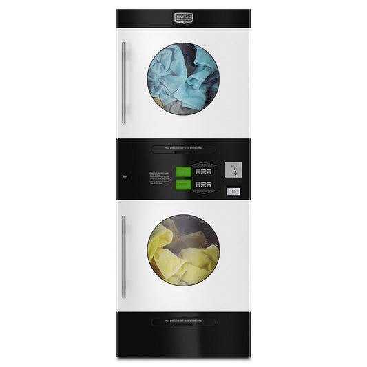 Maytag MLG52PDBWW Commercial Energy Advantage™ Multi-Load Stack Dryer
