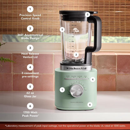 KSB2070DC KitchenAid® Pure Power Blender with 62oz Glass Jar