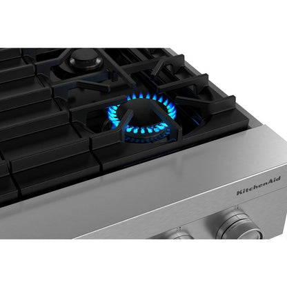KCGK930TSS KitchenAid® 30-inch 4-Burner Gas Commercial-Style Rangetop