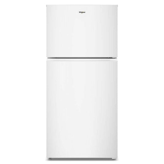 WRTX3219SW Whirlpool® 30-inch Wide Top Freezer Refrigerator with Total Coverage Cooling- 19 Cu. Ft.