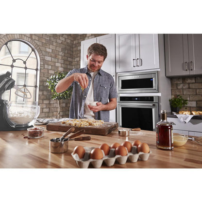 Whirlpool W11451308 Built-In Low Profile Microwave Slim Trim Kit, Stainless Steel, Size: 31.5"L x 17.5"W x 5"D, fits cut-out height 12"