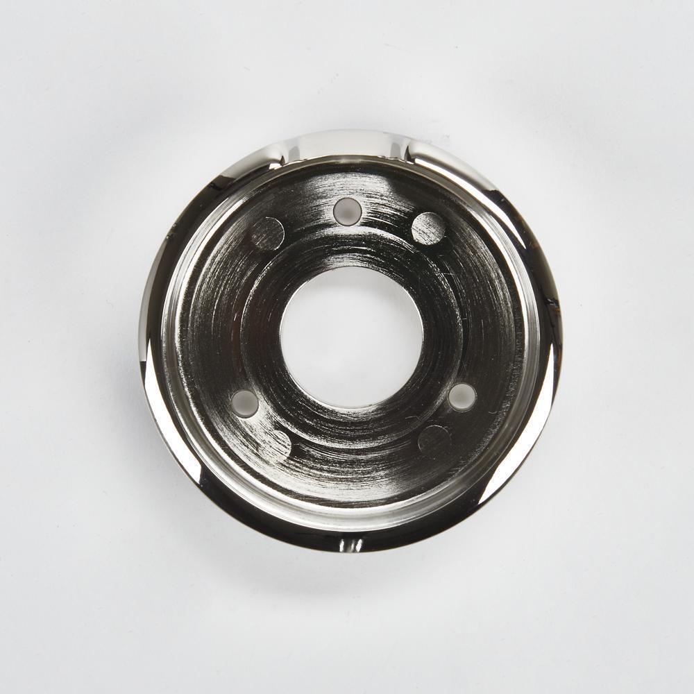 Kitchenaid W11317499 JennAir 3-IN D Single Bezel for Rise-Style Commercial Range and Rangetop Oven Knobs - Chrome