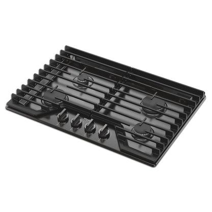 Whirlpool WCGK5030PV 30-inch Gas Cooktop with EZ-2-Lift™ Hinged Cast-Iron Grates