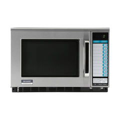 R25JTF Sharp Heavy-Duty Commercial Microwave Oven with 2100 Watts