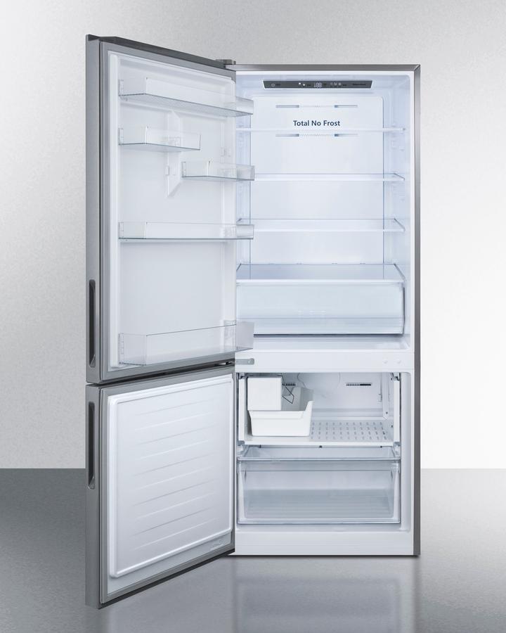 Summit FFBF279SSXIMLHD 28" Wide Bottom Freezer Refrigerator