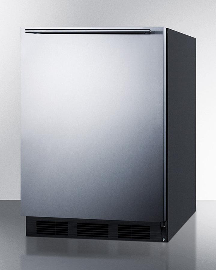 Summit CT663BKSSHHADA 24" Wide Refrigerator-freezer, ADA Compliant