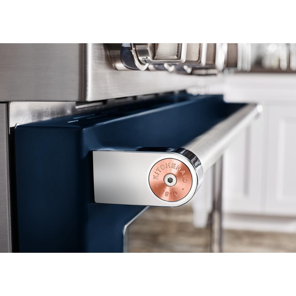 W11368841CF KitchenAid Commercial-Style Range Handle Medallion Kit - Copper (Includes Two Medallions, Screws, and One 1/8-IN Hex Wrench)