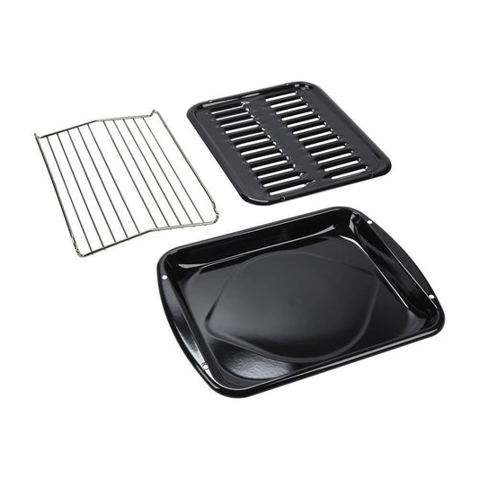 Maytag W10123240 Premium Range Porcelain Broiler Pan and Roasting Rack - Grey (Includes Pan and Grid)