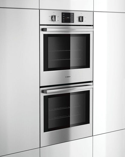 Bosch HBL5551UC 500 Series, 30", Double Wall Oven, SS, Thermal/Thermal, Knob Control