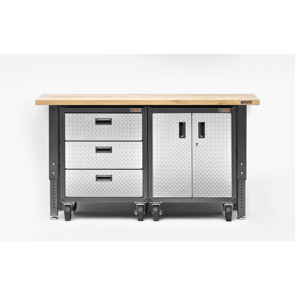 Gladiator GACK04KDSX Ready-to-Assemble Modular GearBox Caster Kit