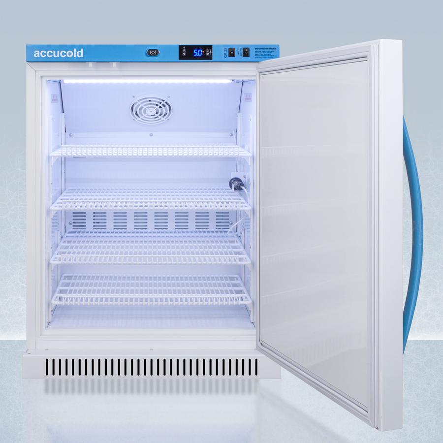 Summit ARS6PV456 6 CU.FT. ADA Height Vaccine Refrigerator, Certified To Nsf/ansi 456 Vaccine Storage Standard