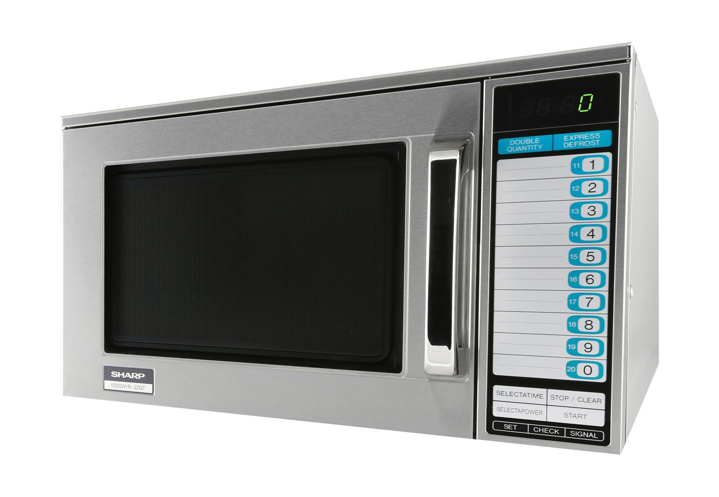 R22GTF Sharp Heavy-Duty 1200 Watt Commercial Microwave Oven