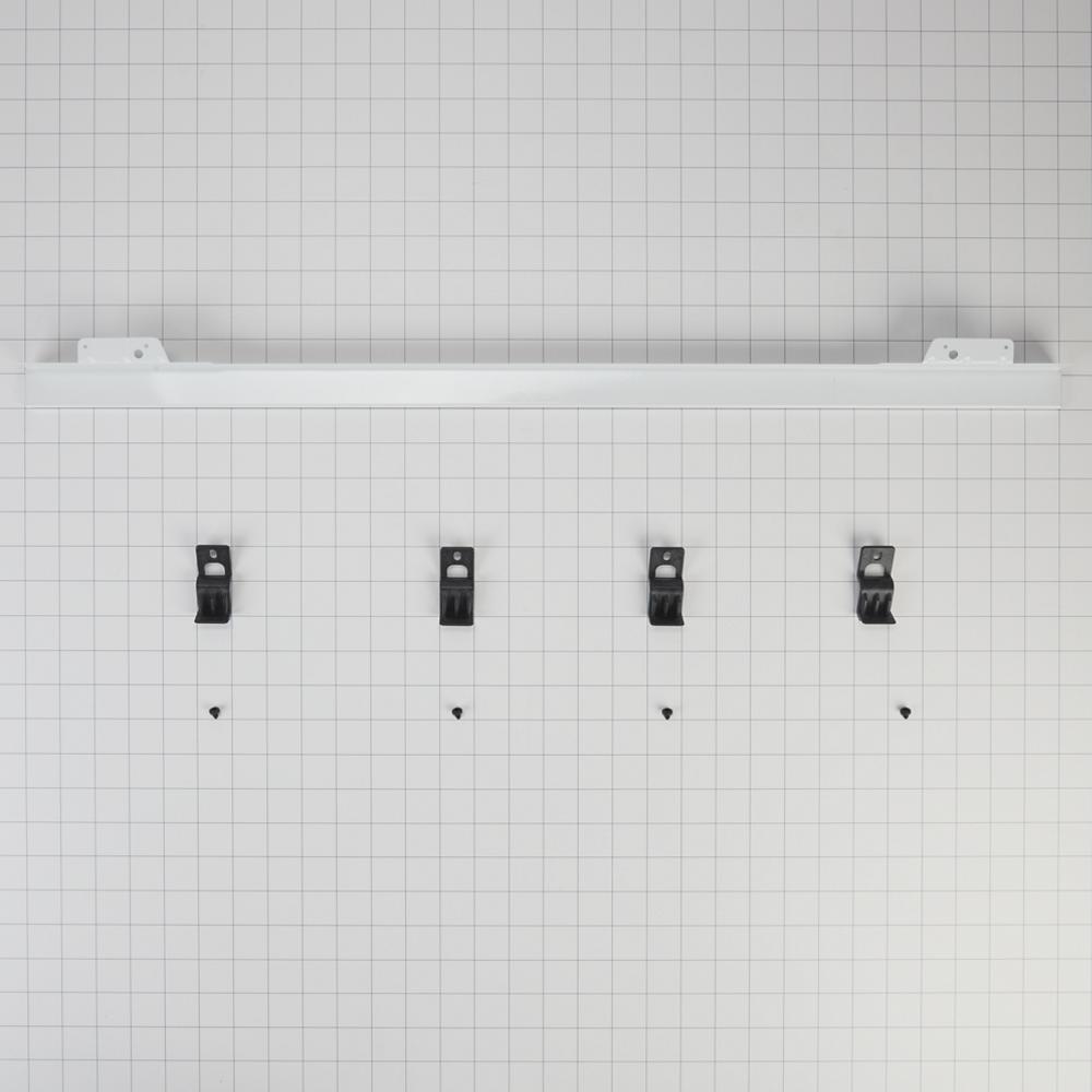 Kitchenaid W11173683 30" Built-In Range Flush Installation Trim Kit, White, fits WOS51EC0HW, WOD51EC0HW, WOS72EC0HW, and WOD77EC0HW