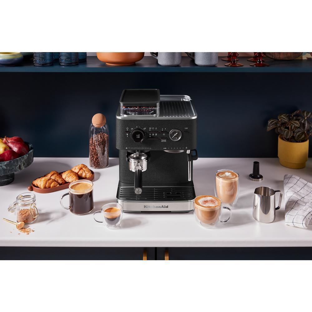 Kitchenaid KES6551BK Semi Automatic Espresso Machine with Burr Grinder