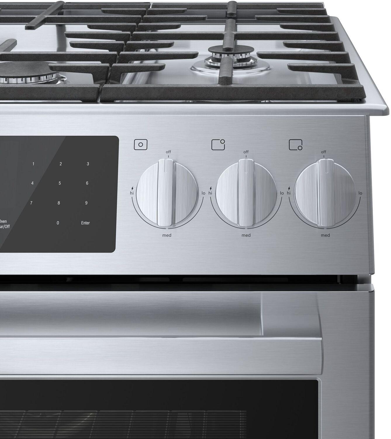 Bosch HGI8056UC 800 Series Gas Slide-in Range 30" Stainless Steel