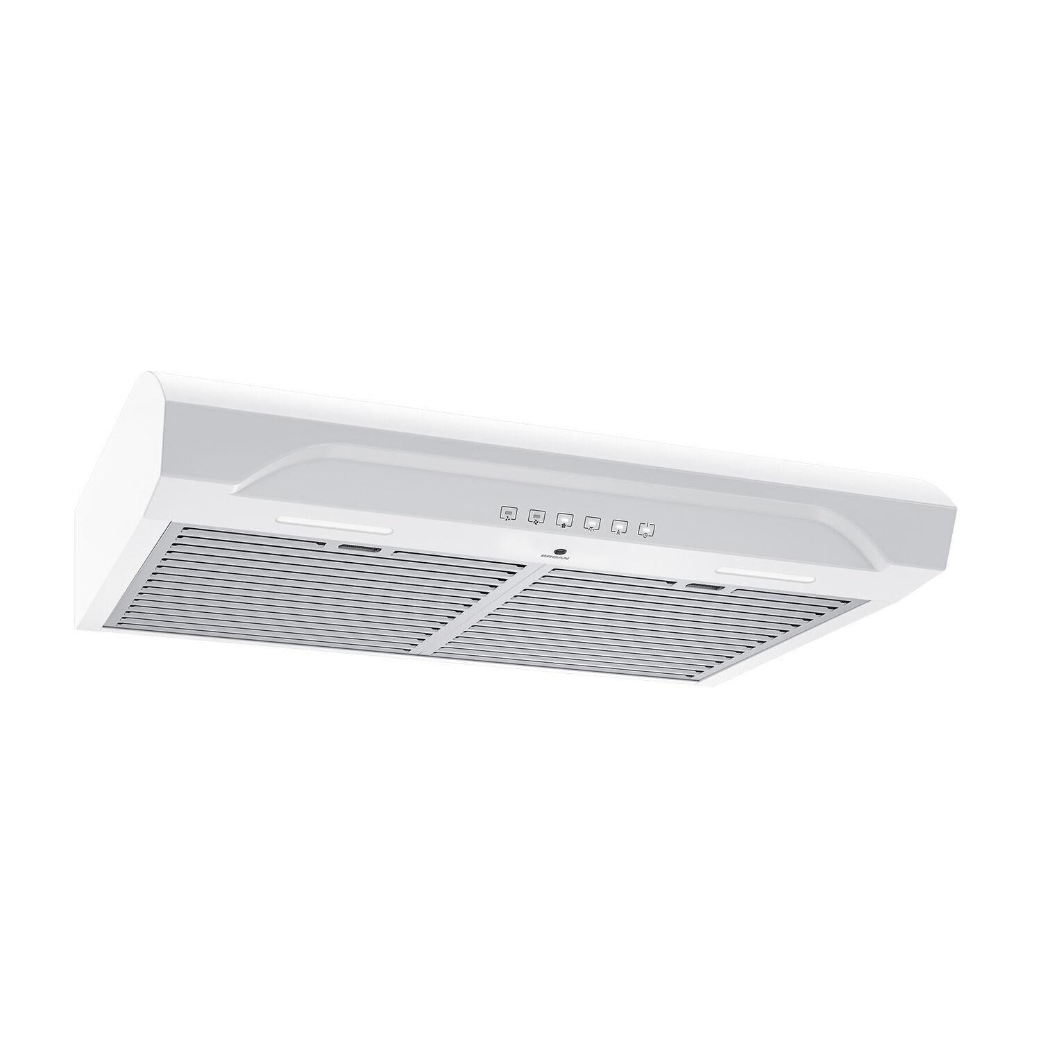 Broan ALT3304WW Alta 30-Inch 490 MAX Blower CFM 1.0 Sones White Range Hood
