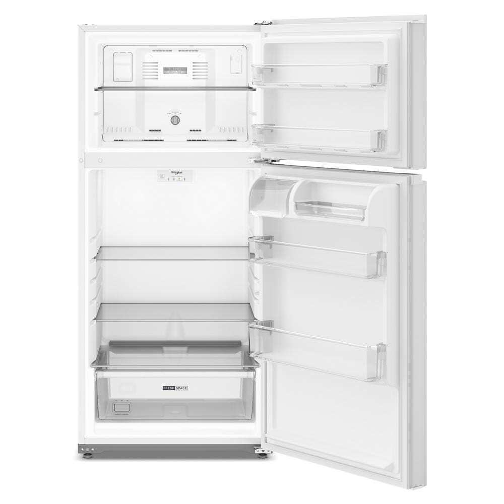 WRTX3014TW Whirlpool® 28-inch Wide Top Freezer Refrigerator with Total Coverage Cooling- 14.3 Cu. Ft.