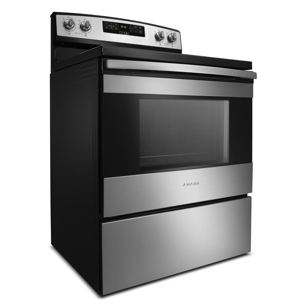 30-inch Amana® Electric Range with Extra-Large Oven Window