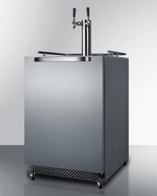 Summit SBC695OSTWIN 24" Wide Built-in Outdoor Kegerator