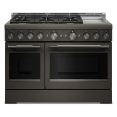 KFGD948SBE KitchenAid® 48-Inch 6 Burner Commercial-Style Gas Range with Griddle