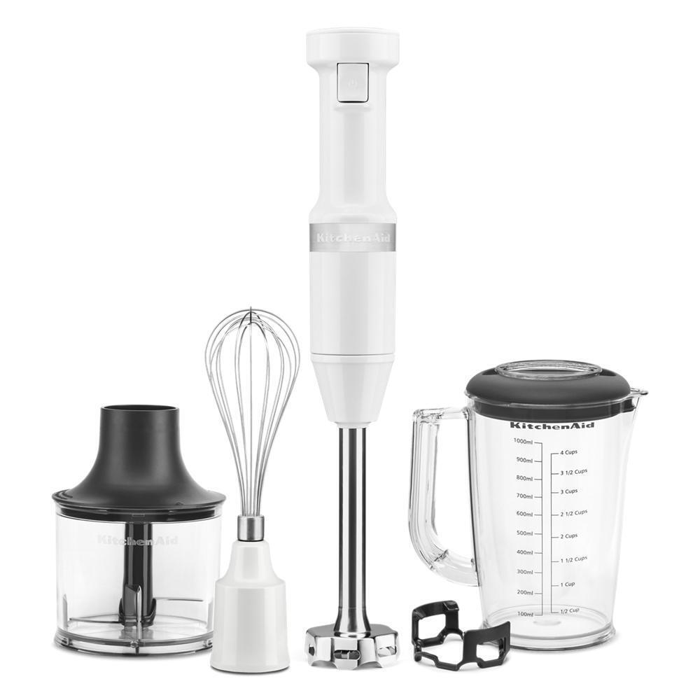 Kitchenaid KHBV83WH Variable Speed Corded Hand Blender with Accessories