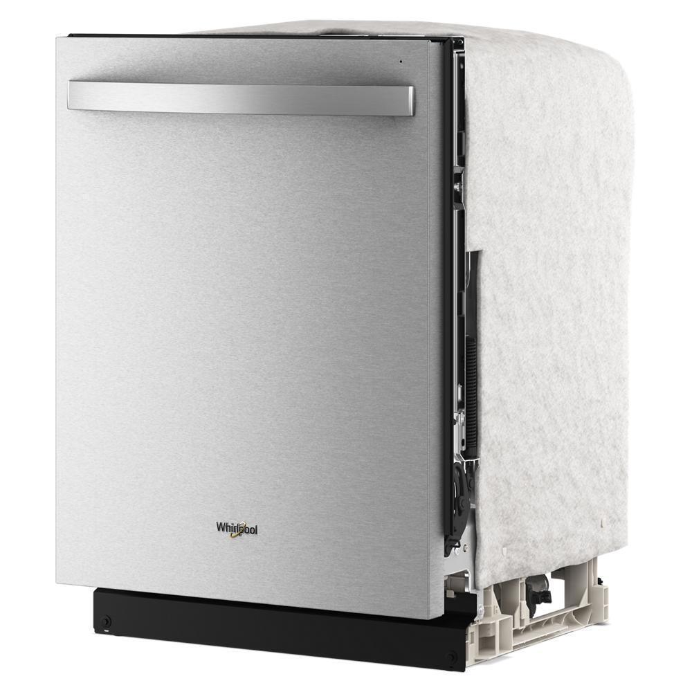WDTS8024SZ Whirlpool® 24-Inch Top Control Dishwasher with Total Coverage Wash and Auto Open Air Dry in Fingerprint Resistant Stainless Steel
