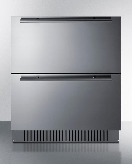 Summit SPR275OS2DADA 27" Wide 2-drawer All-refrigerator, ADA Compliant