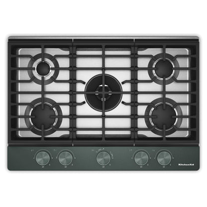KCGK730SJP KitchenAid® 30 in. Gas Cooktop with 5 Burners and Integrated Wok Grate