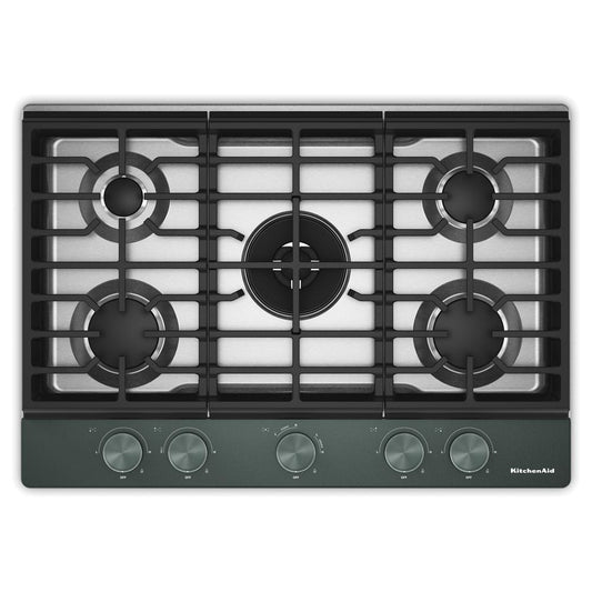 KCGK730SJP KitchenAid® 30 in. Gas Cooktop with 5 Burners and Integrated Wok Grate