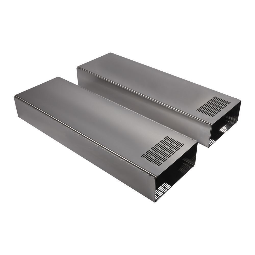 Kitchenaid W10688278 36" Range Hood Extension Kit, Stainless, for ceilings 9' or higher