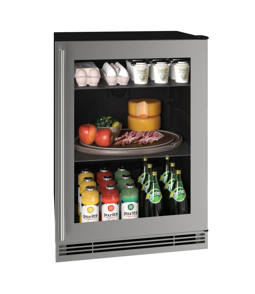 U-Line UHRE124SG01A Hre124 24" Refrigerator With Stainless Frame Finish (115 V/60 Hz)