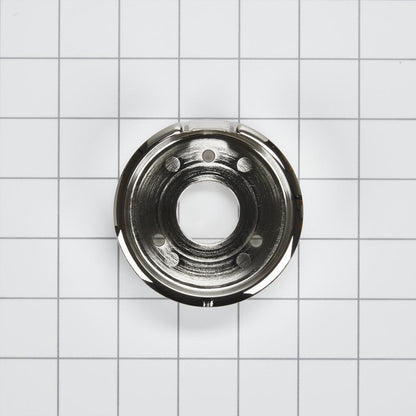 Kitchenaid W11317499 JennAir 3-IN D Single Bezel for Rise-Style Commercial Range and Rangetop Oven Knobs - Chrome