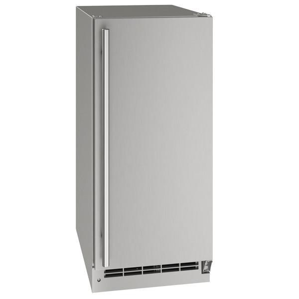 U-Line 15" Crescent Ice Maker With Stainless Solid Finish (115 V/60 Hz Volts /60 Hz Hz)