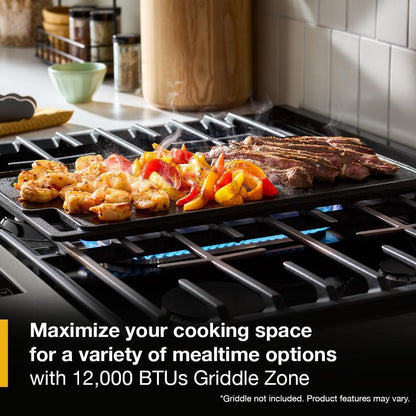 Whirlpool WSGS5030SZ 30-inch Gas Smart Range with Air Cooking Technology