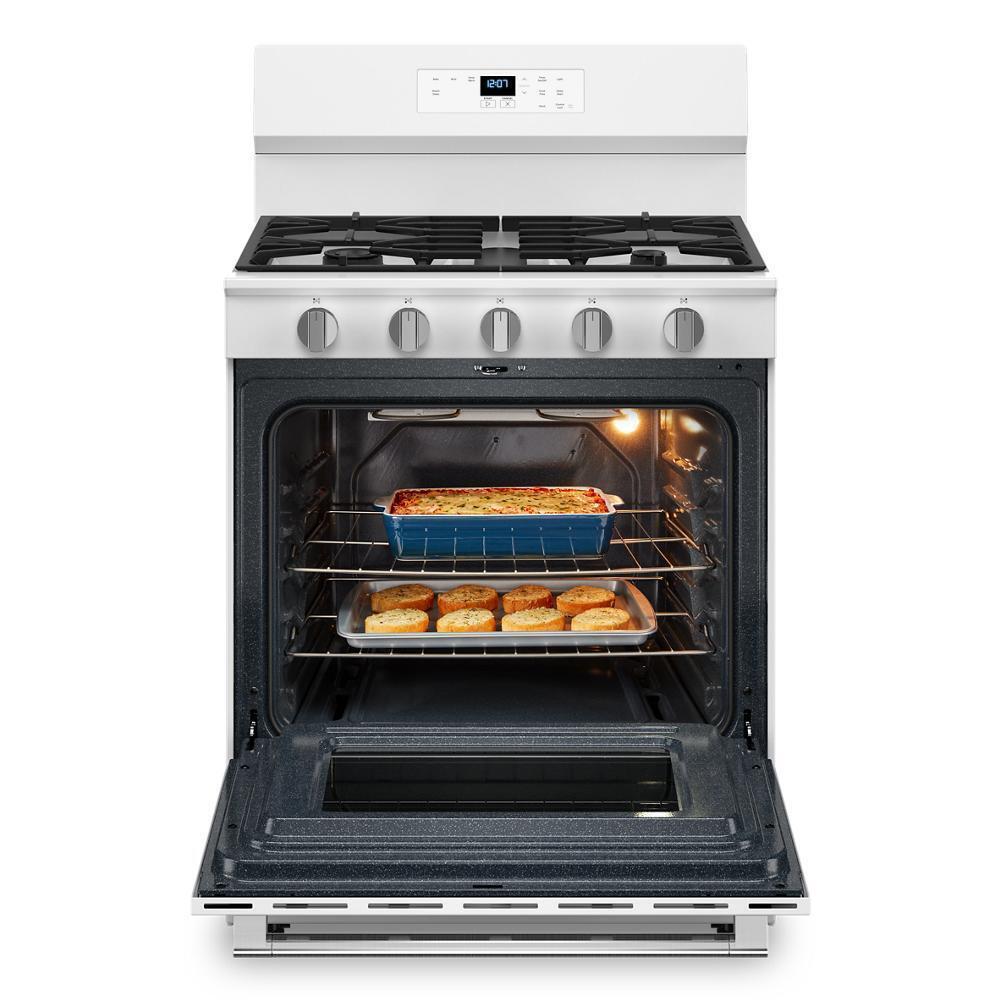 Maytag MFGS4030RW 30-Inch Wide Gas Range With Steam Clean - 5.0 cu. ft.