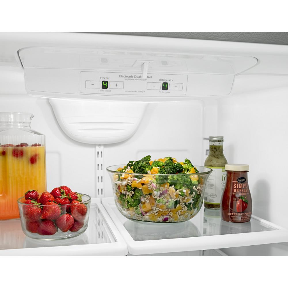 Amana ABB2224BRM 33-inch Wide Bottom-Freezer Refrigerator with EasyFreezer™ Pull-Out Drawer - 22 cu. ft. Capacity