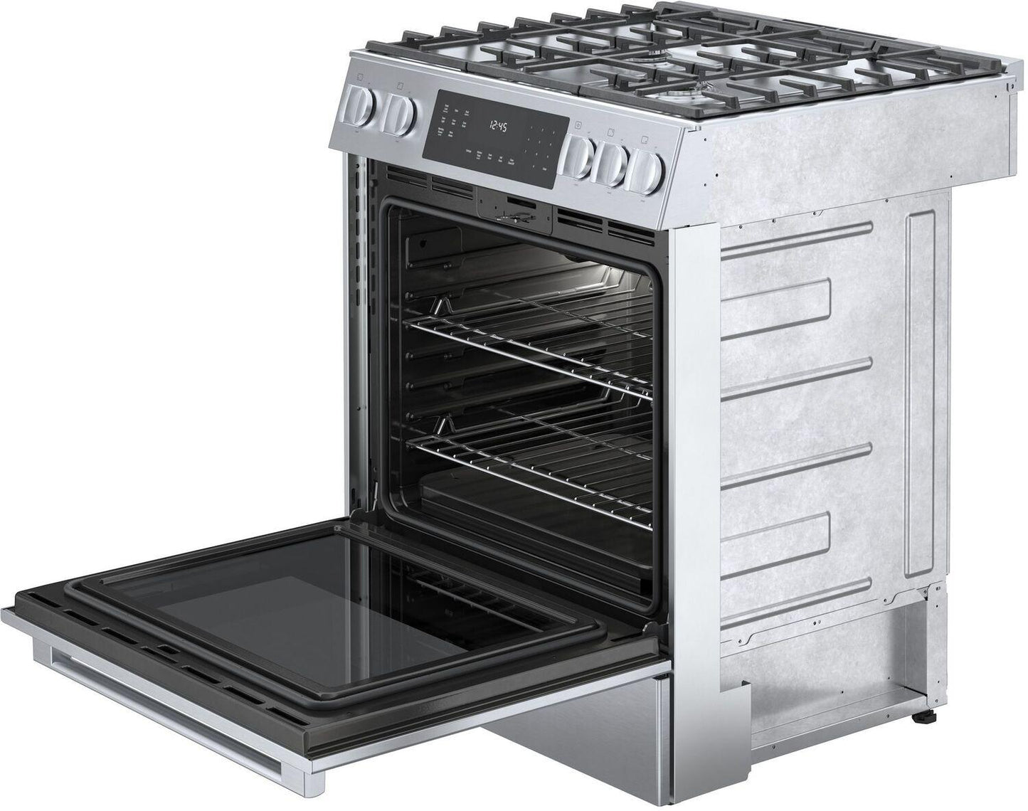 Bosch HGI8056UC 800 Series, Gas slide-in range, 30'', Stainless steel