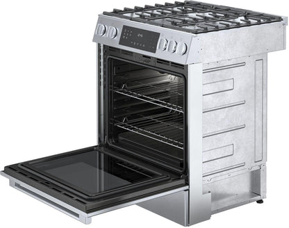 Bosch HGI8056UC 800 Series, Gas slide-in range, 30'', Stainless steel