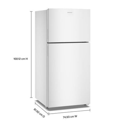 Amana ARTX2419SW 30-Inch Wide Garage Ready Top-Freezer Refrigerator-19 Cu. Ft.