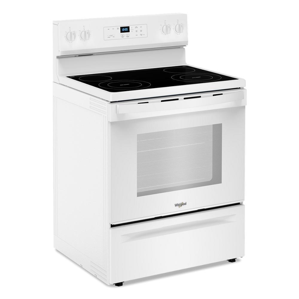 Whirlpool WFES3030RW 30-inch Electric Range with No Preheat Mode