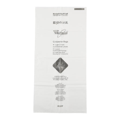 Maytag W10165294RB 60-Pack of Heavy-Duty Plastic Compactor Bags with Odor Remover for 15-IN Compactor Models