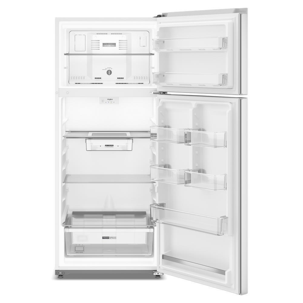 WRTX5118TW Whirlpool® 28-inch Wide Top Freezer Refrigerator with Total Coverage Cooling- 18.0 Cu. Ft.