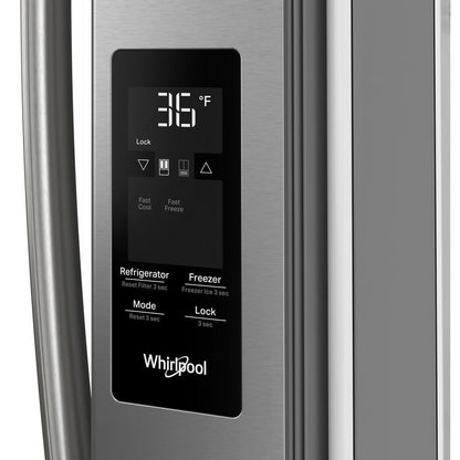 Whirlpool WRFF3336SZ 36-Inch French Door Refrigerator with Interior Water Dispenser - 31 cu. ft.
